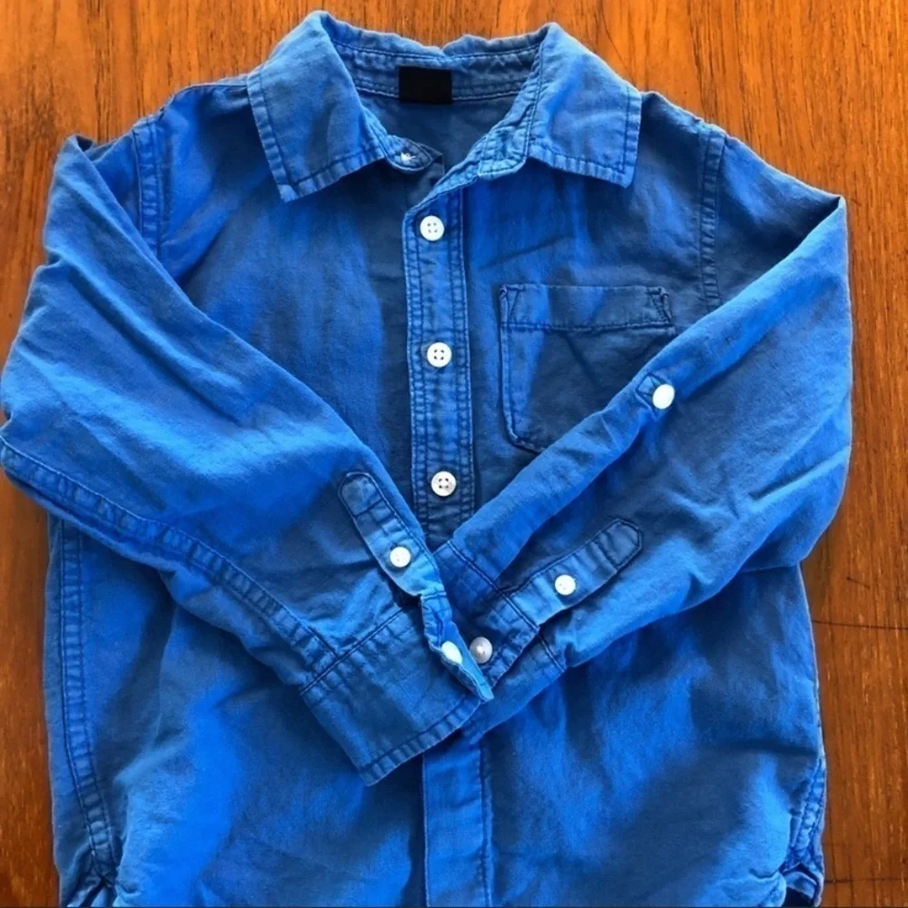 Boys Gap Buttton down shirt bundle Shark Blue